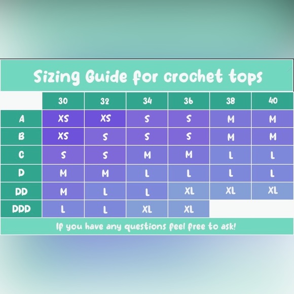 Handmade Crochet Crop Top / bralette - Picture 3 of 5